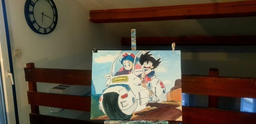 Tableau dragon ball - , peinture
