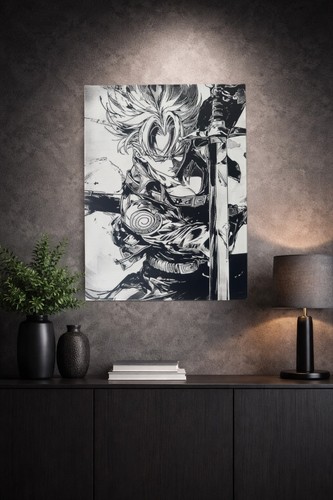 Tableau manga trunks épée - tableau,